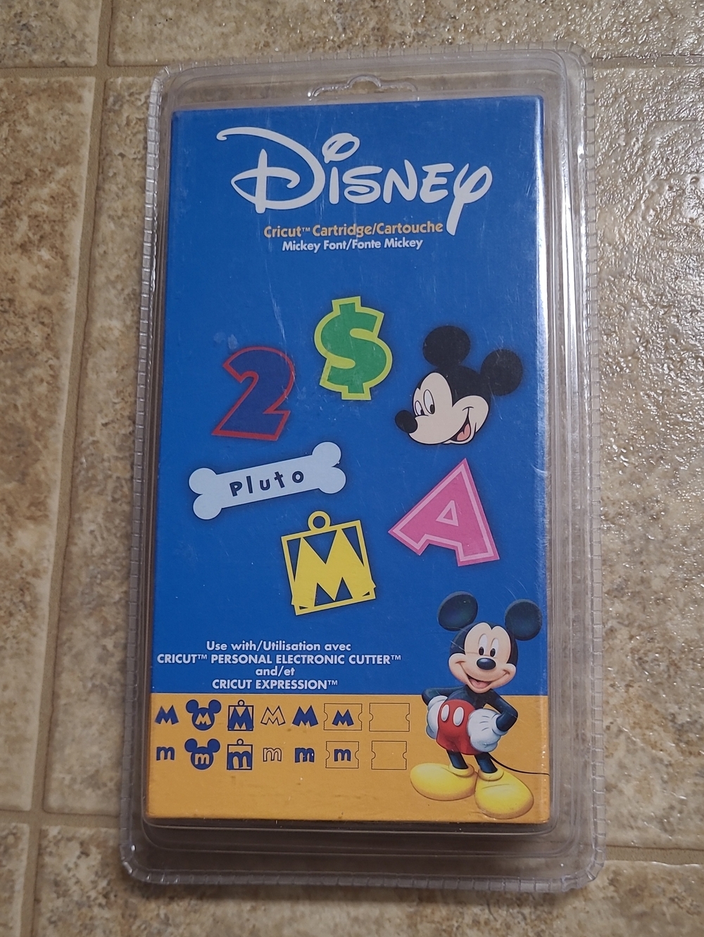 Cricut Disney Mickey Font Cartridge Brand New in Package